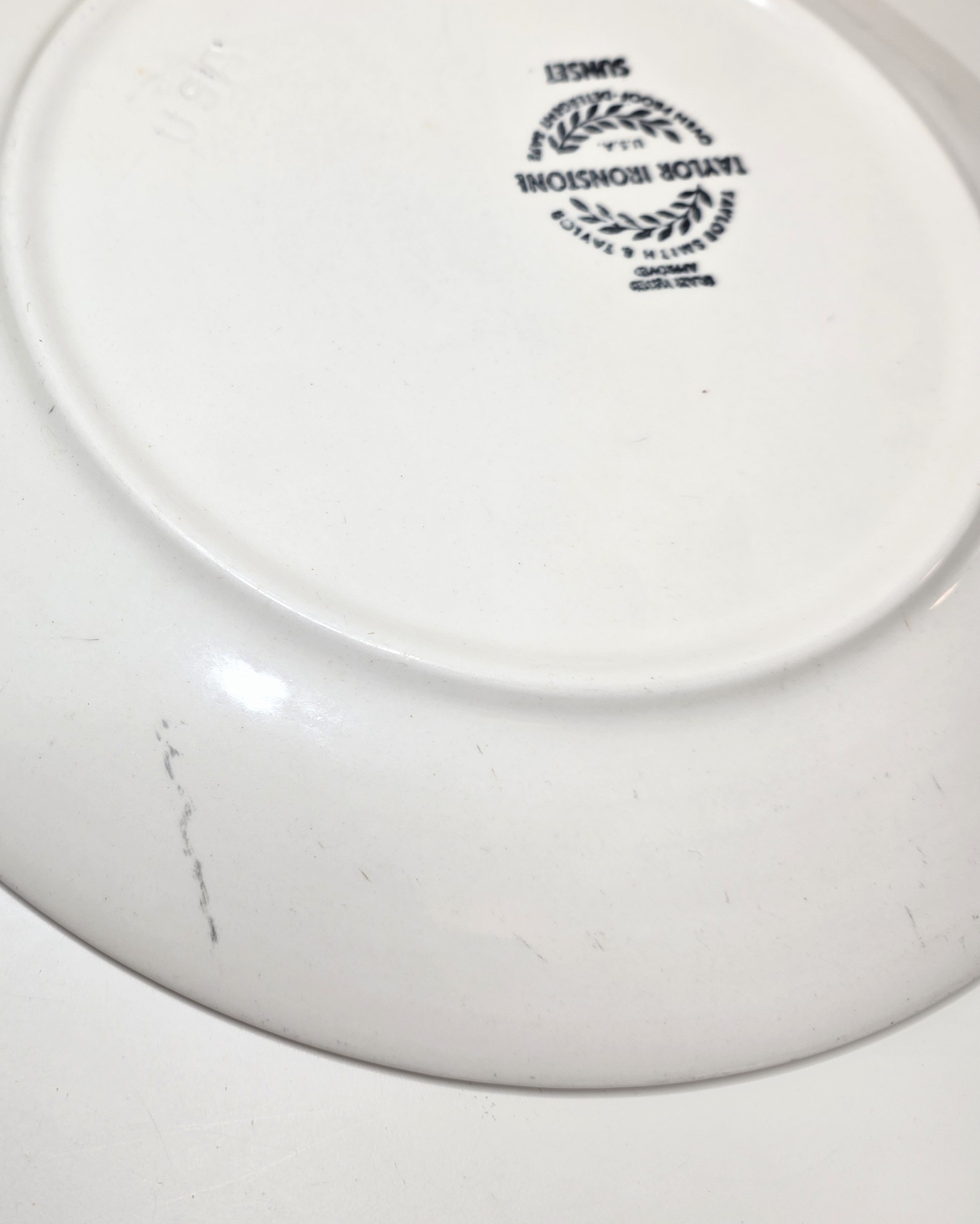 Taylor Ironstone Sunset 10" Dinner Plate - Image 3