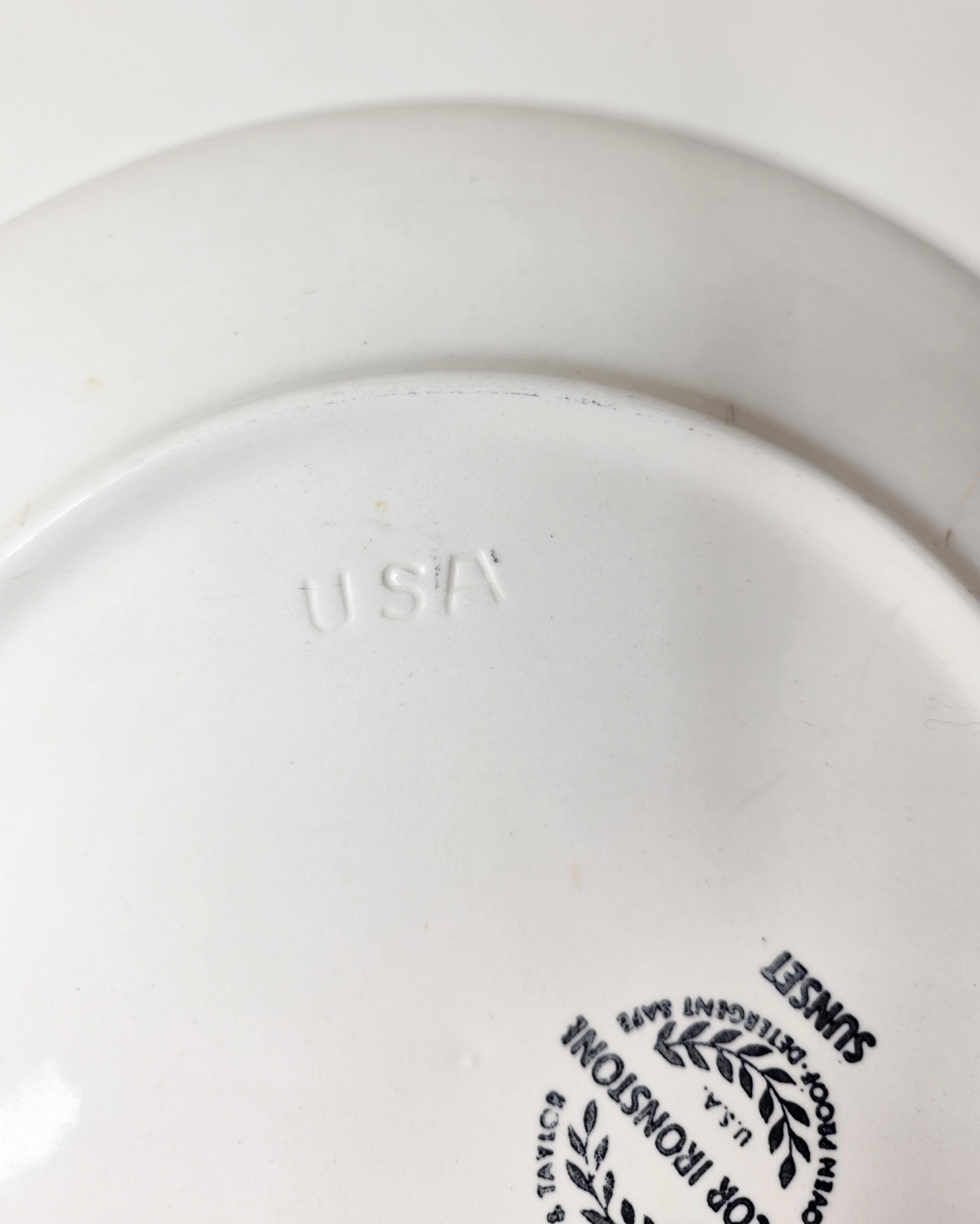 Taylor Ironstone Sunset 10" Dinner Plate - Image 4