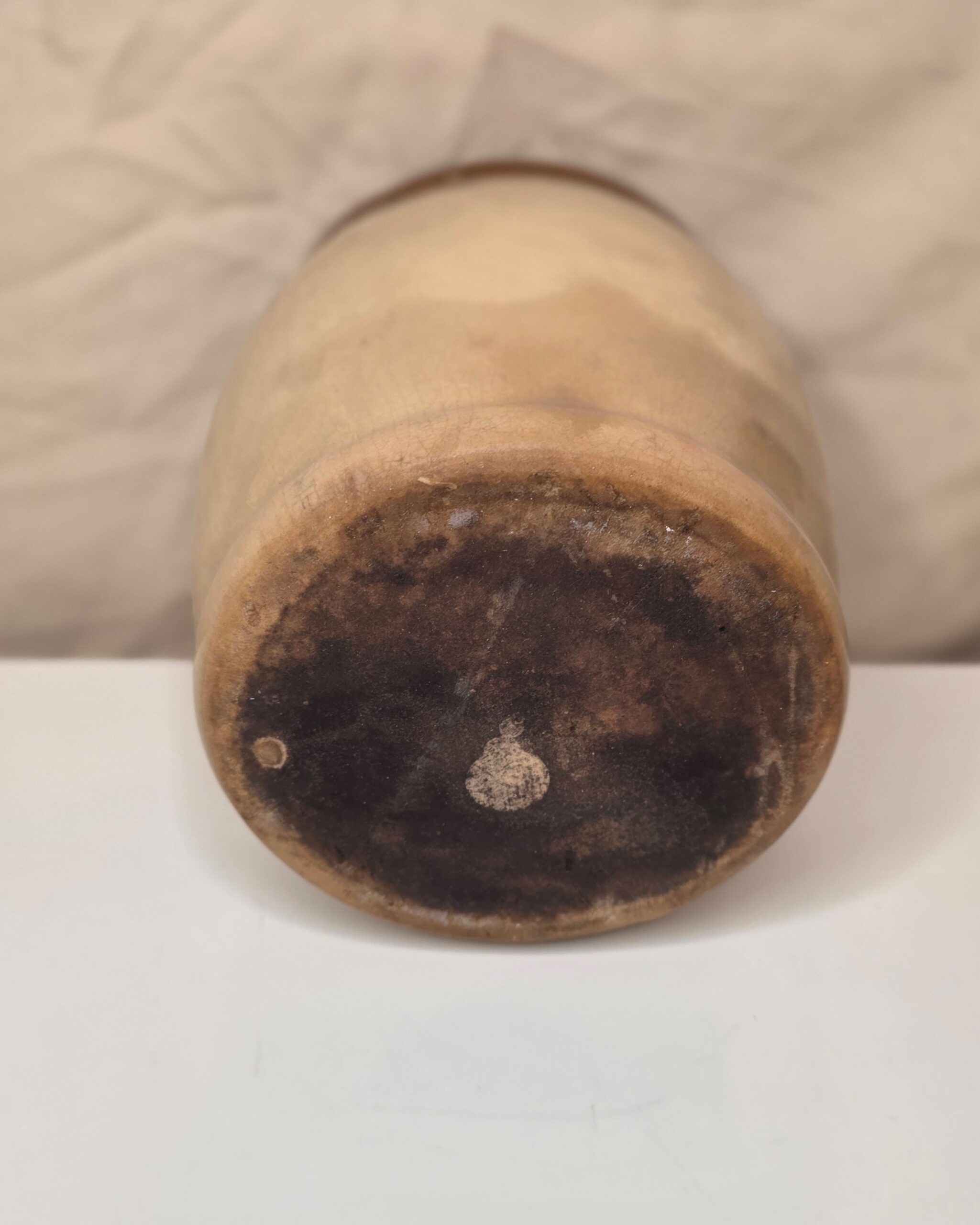 Brown Harvest Wheat Stoneware Crock - Image 5