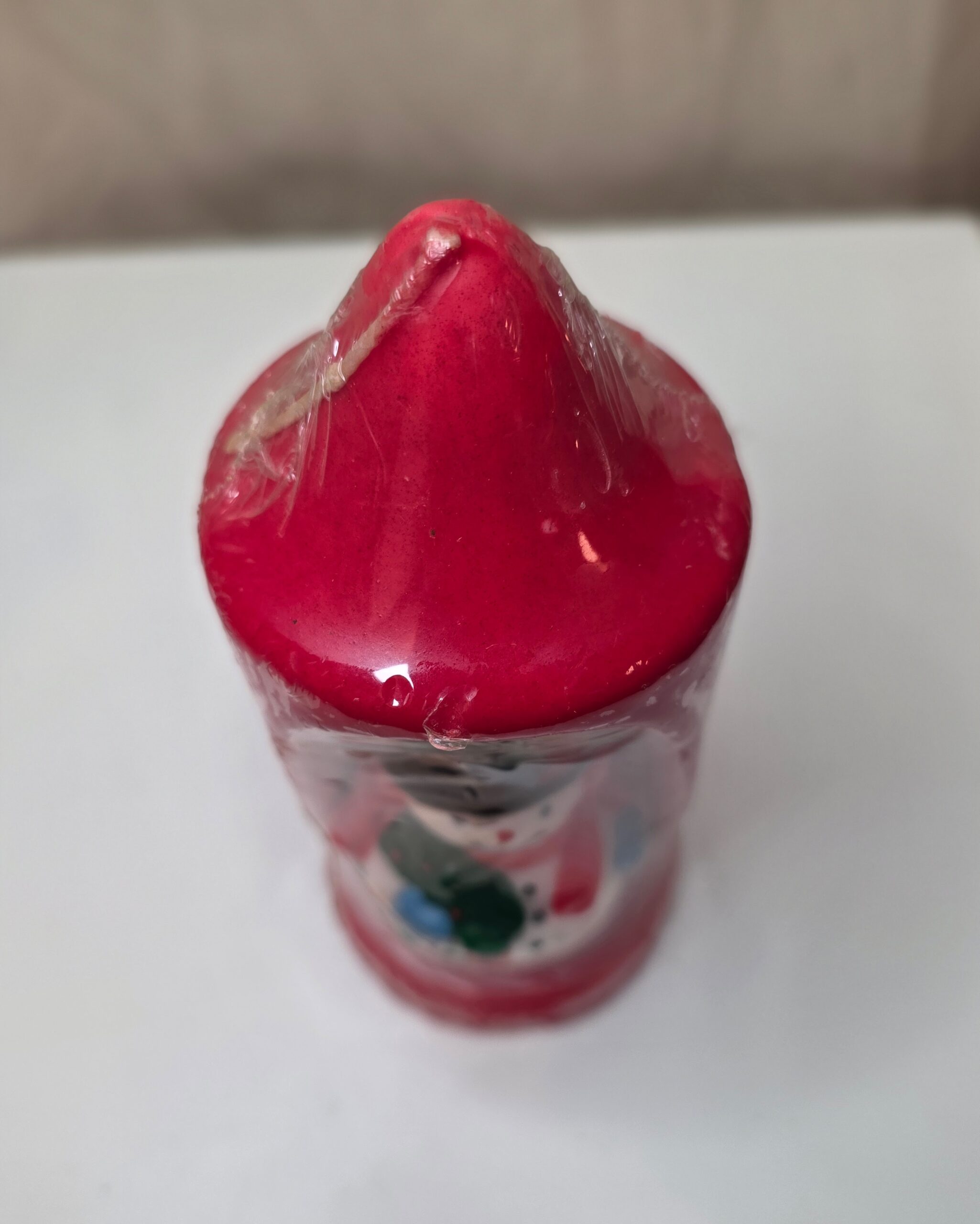 3D Diorama Snowman Pillar Candle (Sealed) - Image 2