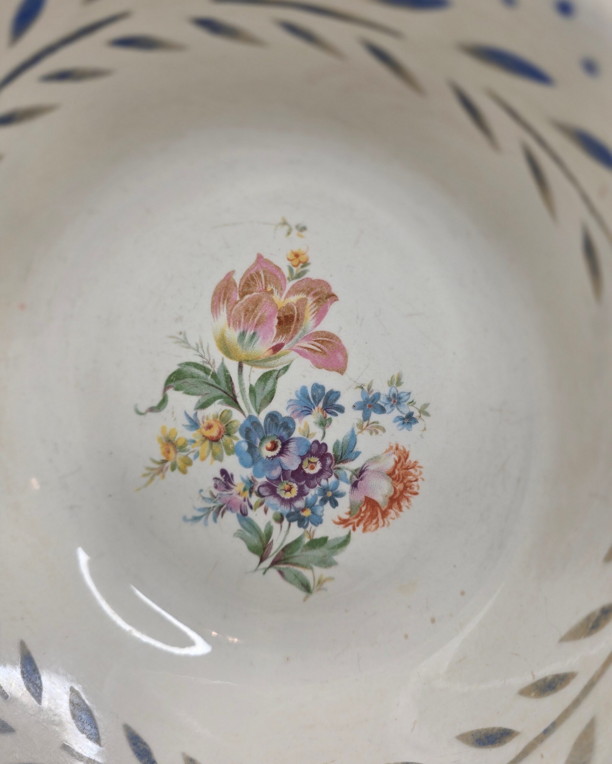 Homer Laughlin Floral Serving Bowl - Image 2