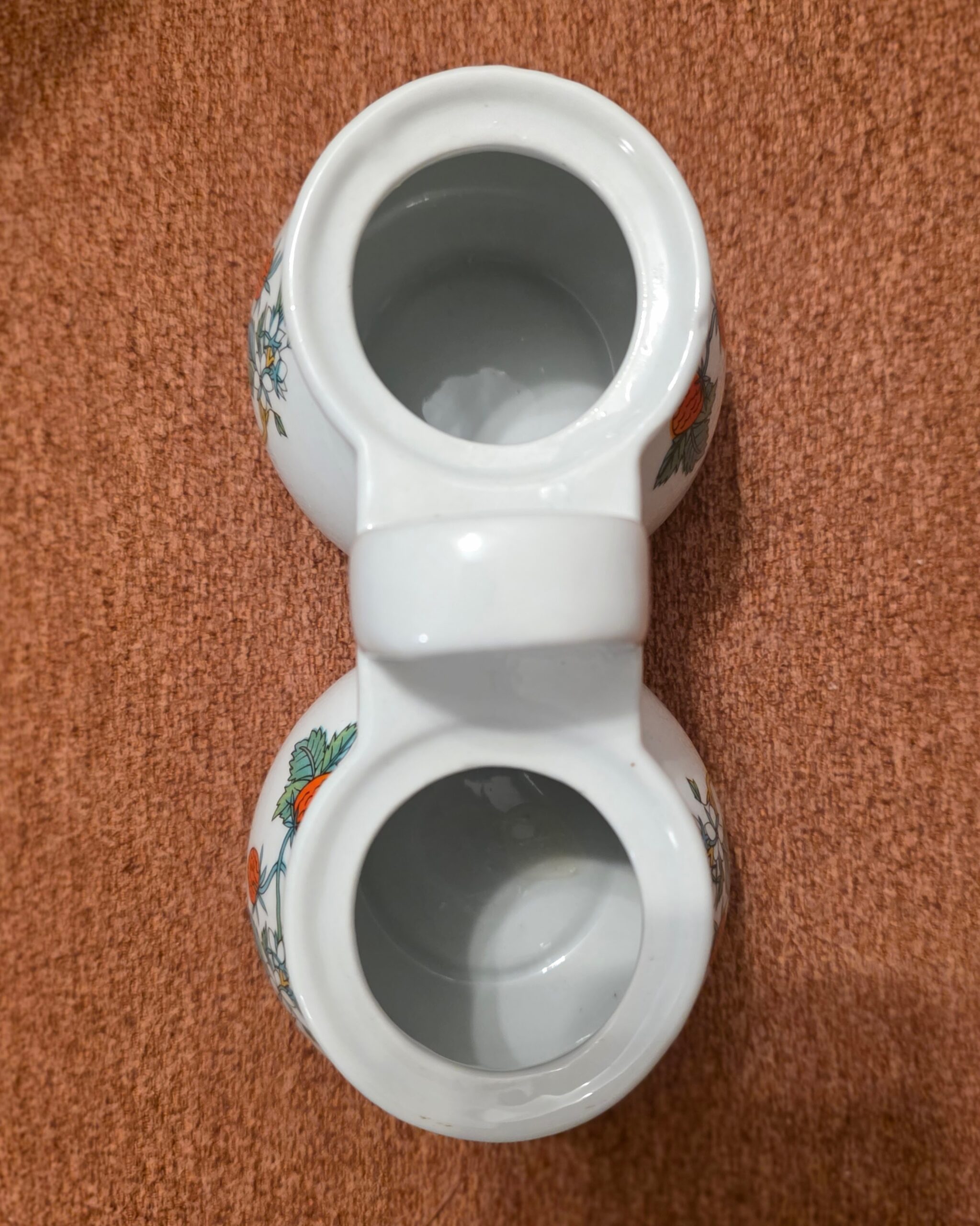 Strawberry Fruit Double Jam/Jelly Condiment Server Jars - Image 3