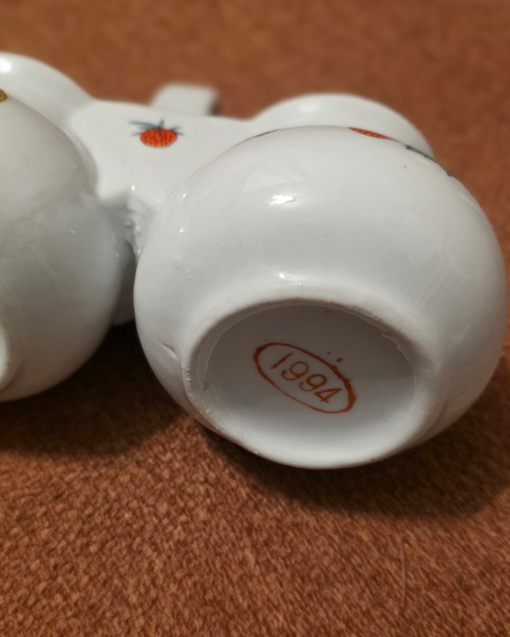 Strawberry Fruit Double Jam/Jelly Condiment Server Jars - Image 5