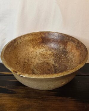 Handmade Rustic Brown Pottery Bowl