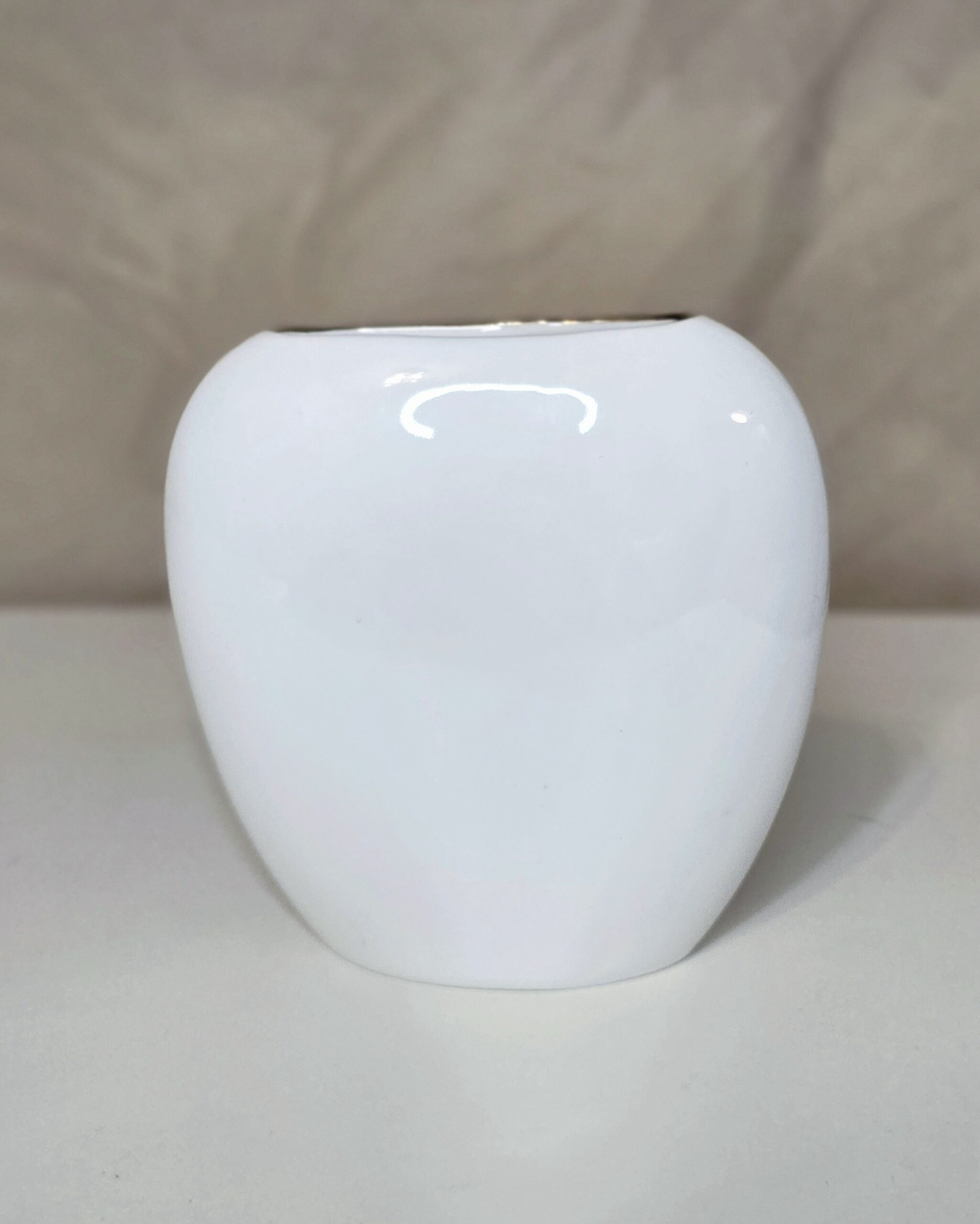 Japanese Floral Blossom 4" Oval Vase - Image 2