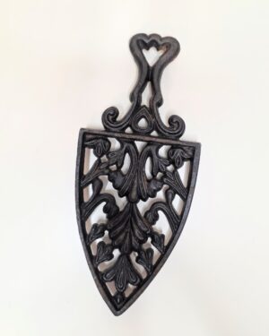 Vintage Kitchen Trivets / Hot Pads - Cast Iron Black Arrow