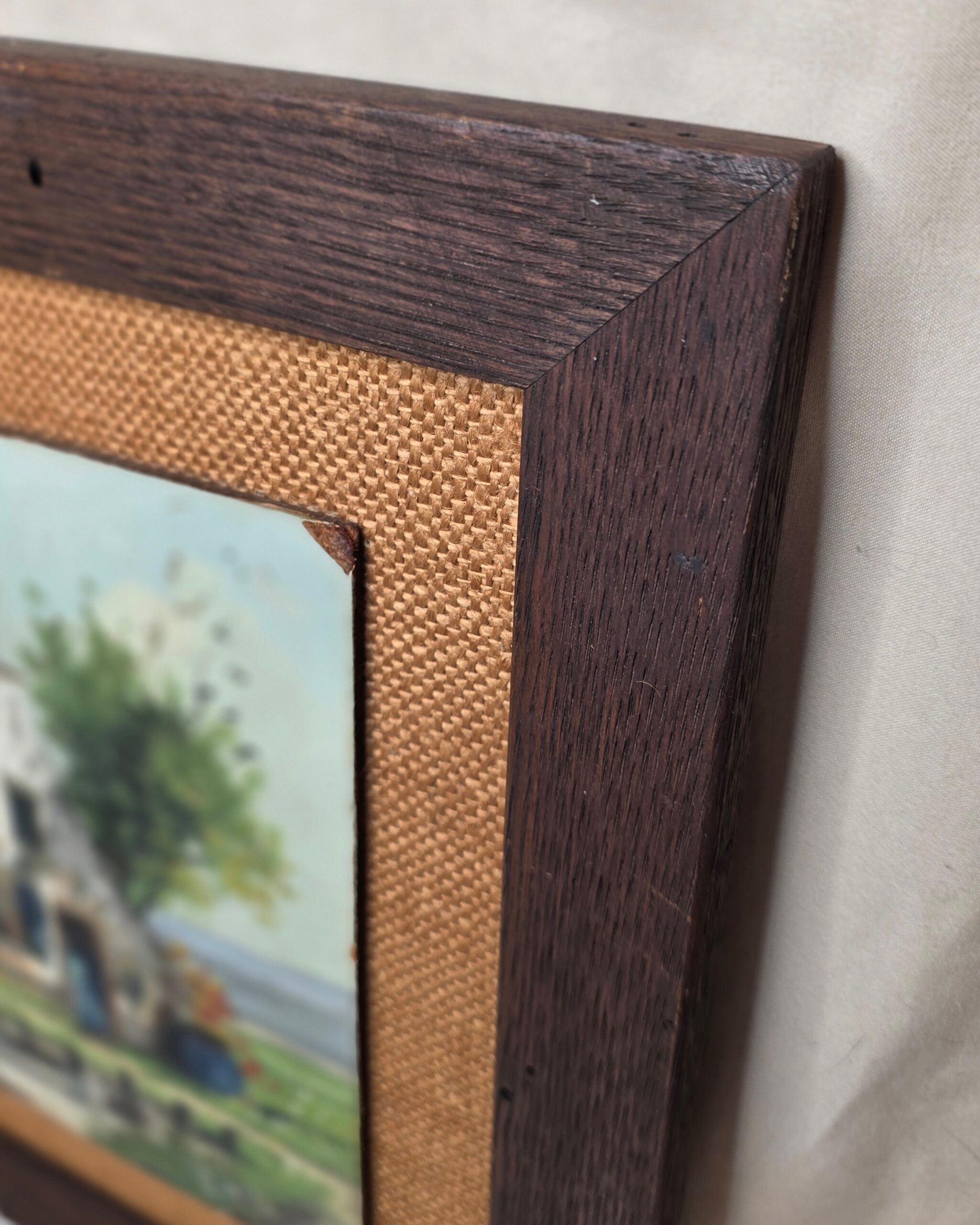 Framed Dutch Cottage Oil Painting (No. 1) by E.V.A. - Image 4