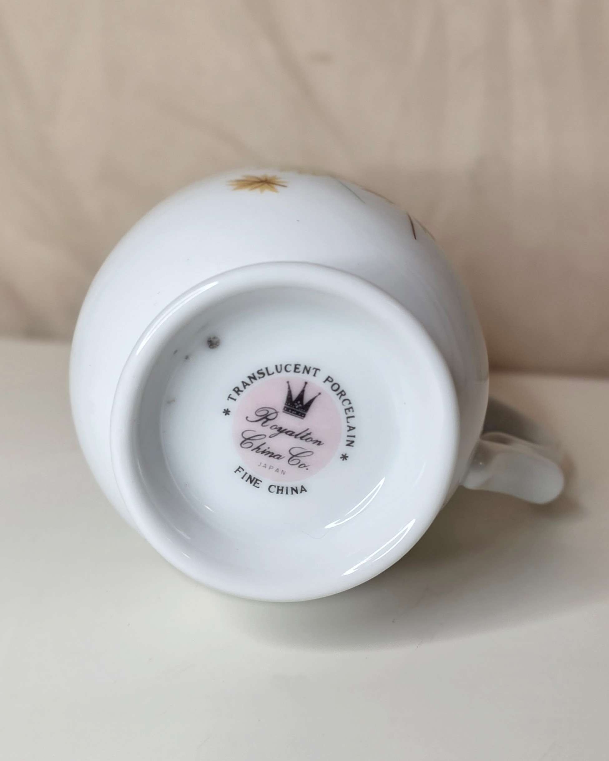 Autumn Leaves Porcelain Footed Tea Mug & Silver-Plated Spoon - Image 3