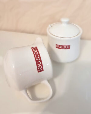 Just for You™ Retro Ceramic Sugar & Creamer Set