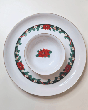 Tienshan “Deck the Halls” Holiday Chip & Dip Set
