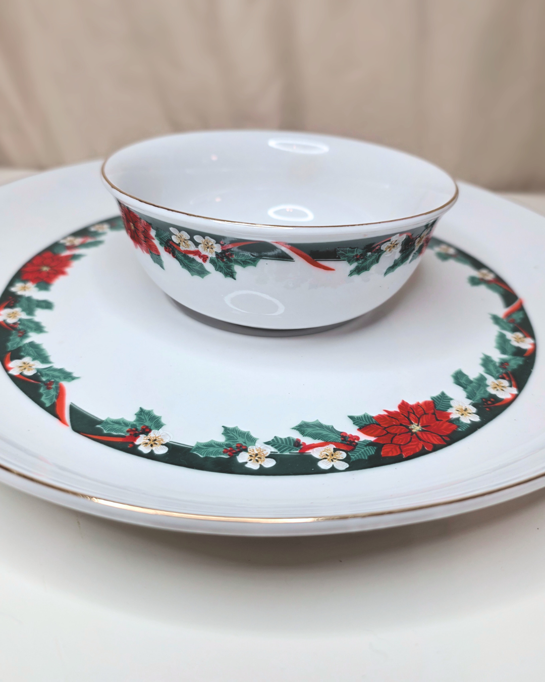 Tienshan “Deck the Halls” Holiday Chip & Dip Set - Image 3