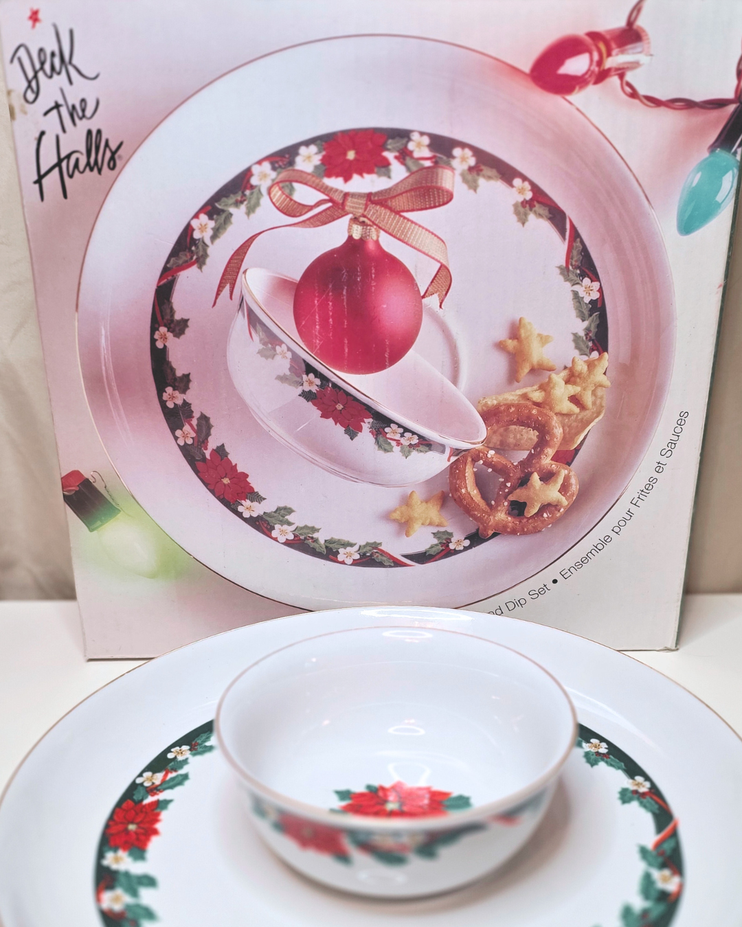 Tienshan “Deck the Halls” Holiday Chip & Dip Set - Image 2