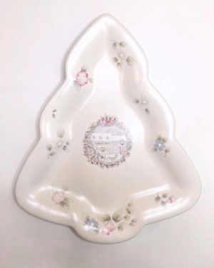 Pfaltzgraff “Tea Rose” Christmas Tree Platter