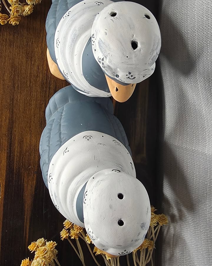 House of Lloyd Blue Duck / Goose Bonnet Salt & Pepper Shakers - Image 4