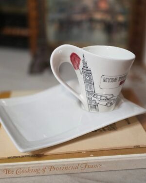 Villeroy & Boch NewWave Caffè Cities Mug & Saucer - London