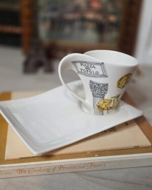 Villeroy & Boch NewWave Caffè Cities Mug & Saucer - Rome