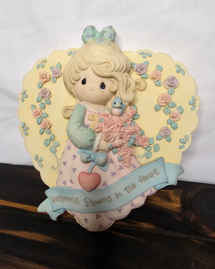 Precious Moments Girl with Roses Figurine