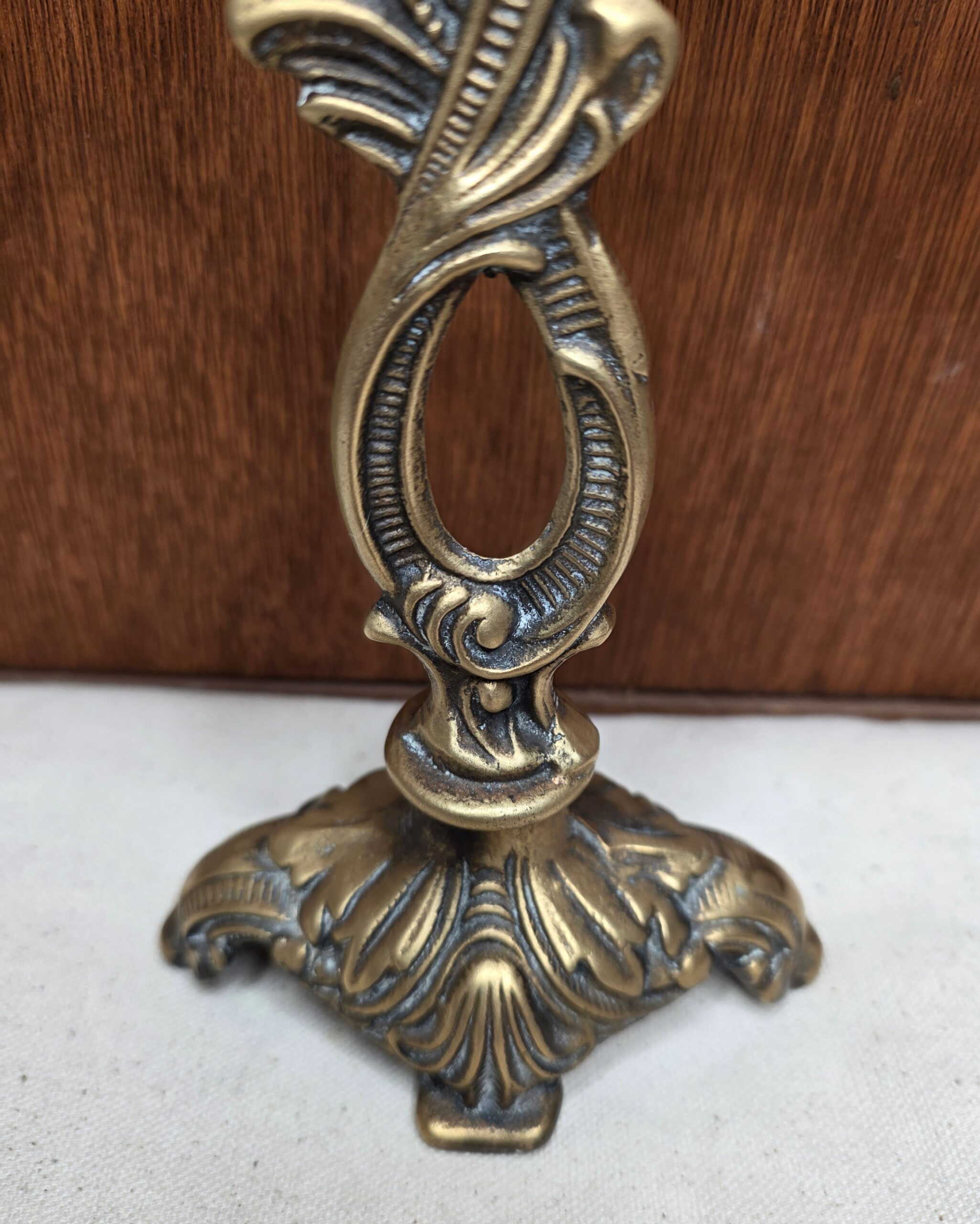 Silvestri Ornate Solid Brass Candelabra - Image 5