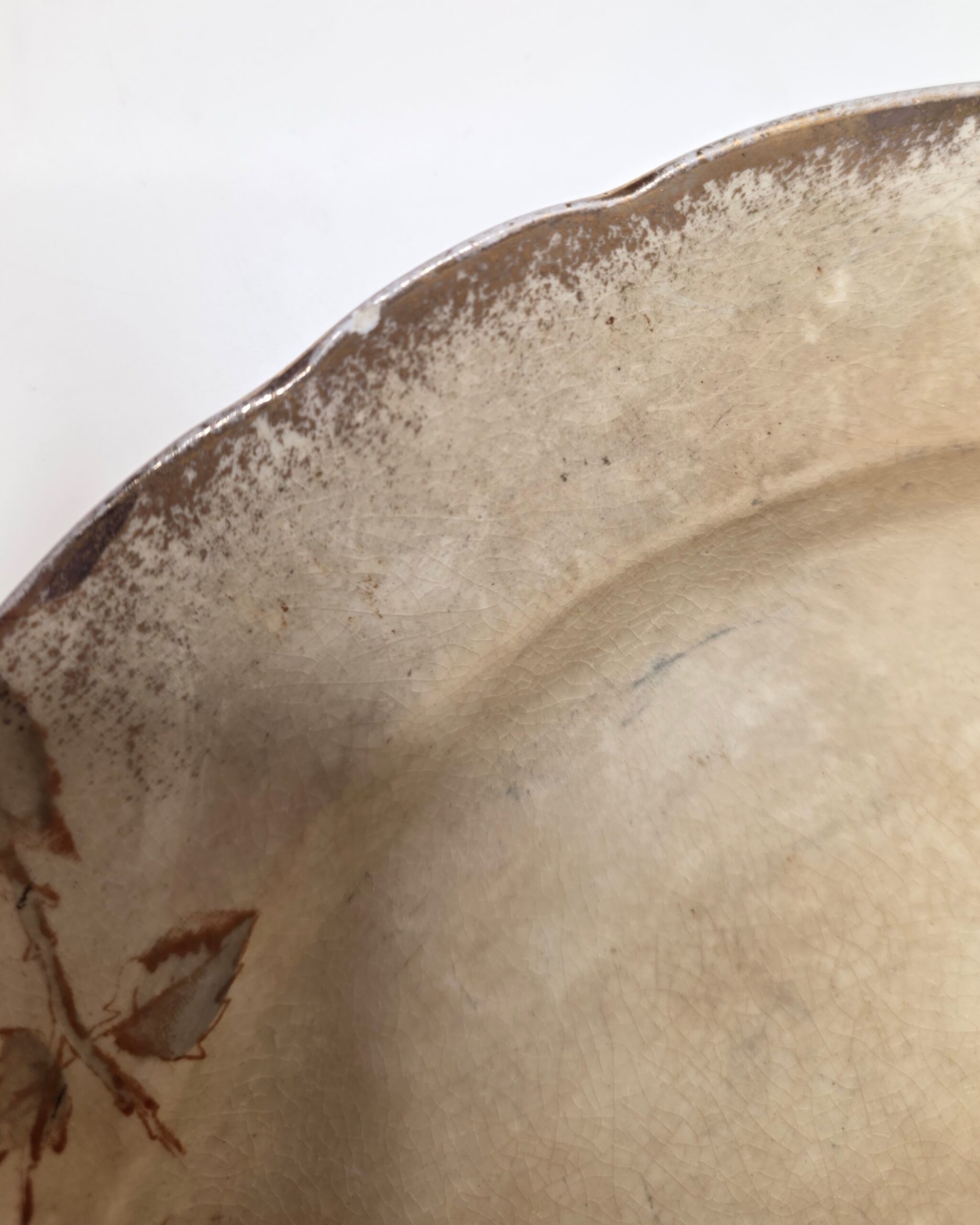 Antique Limoges Porcelain Floral Plate - Image 4