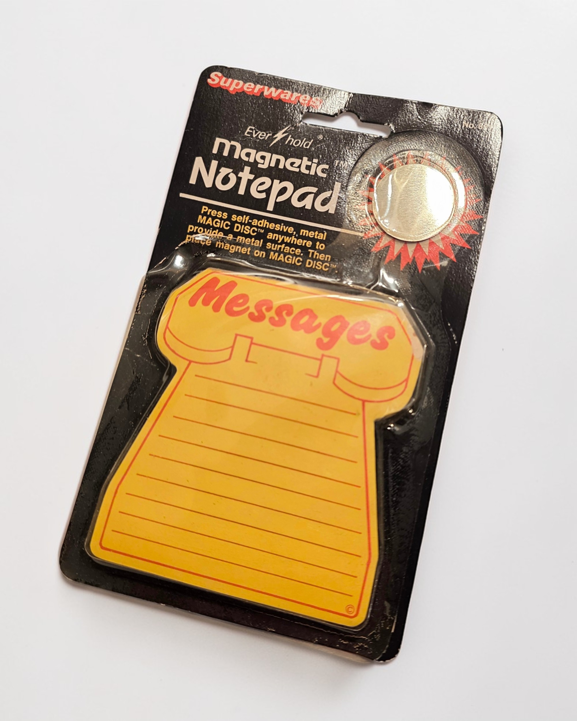 Retro Office Supplies: Messages Notepad + Mini Address Book (NOS) - Image 4